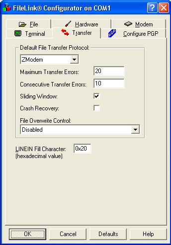 cfg transfer page